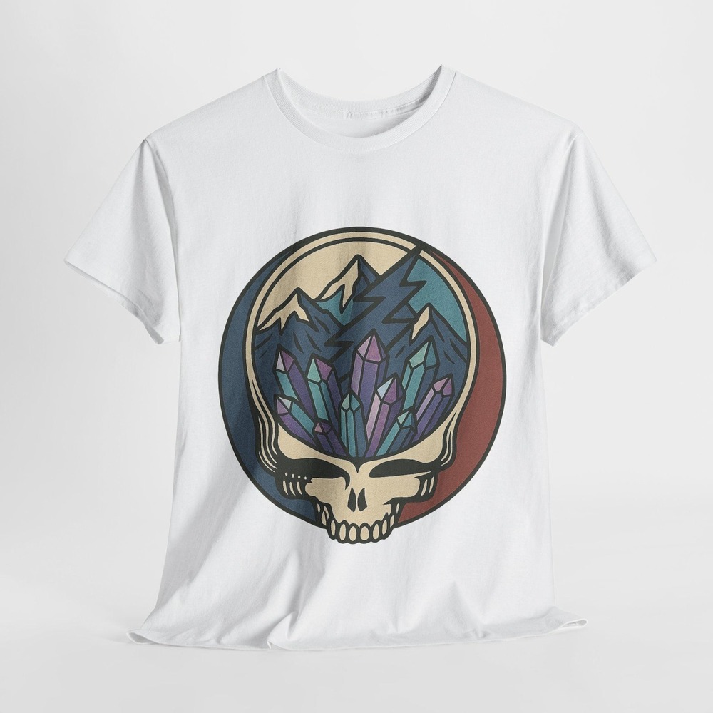 Grateful Dead Stealie Mountain Scene Unisex Tee